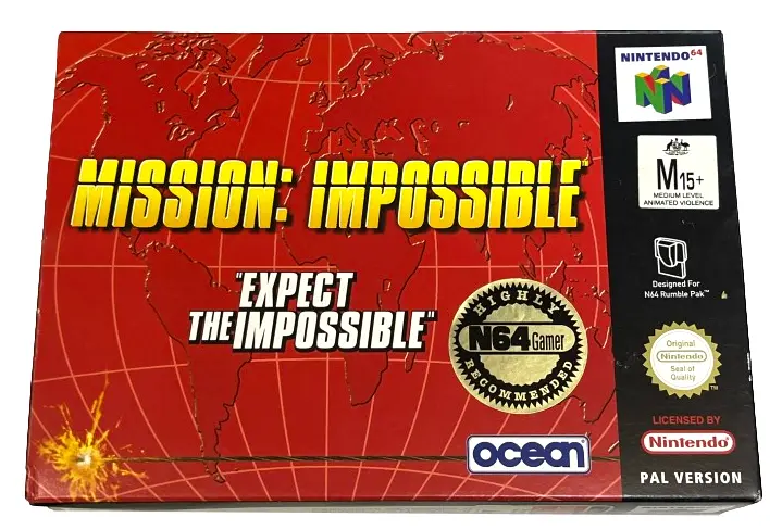 Mission Impossible Nintendo 64 N64 Boxed Pal *Complete* (Preowned) 1