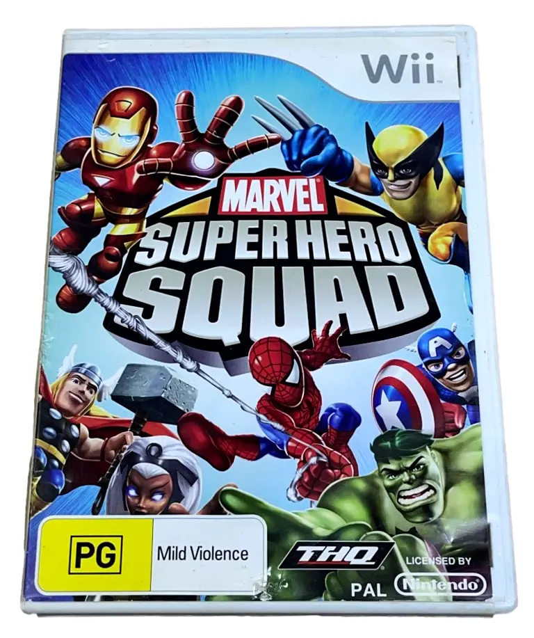 Marvel Super Hero Squad Nintendo Wii Pal *Complete* Wii U (Preowned) 1