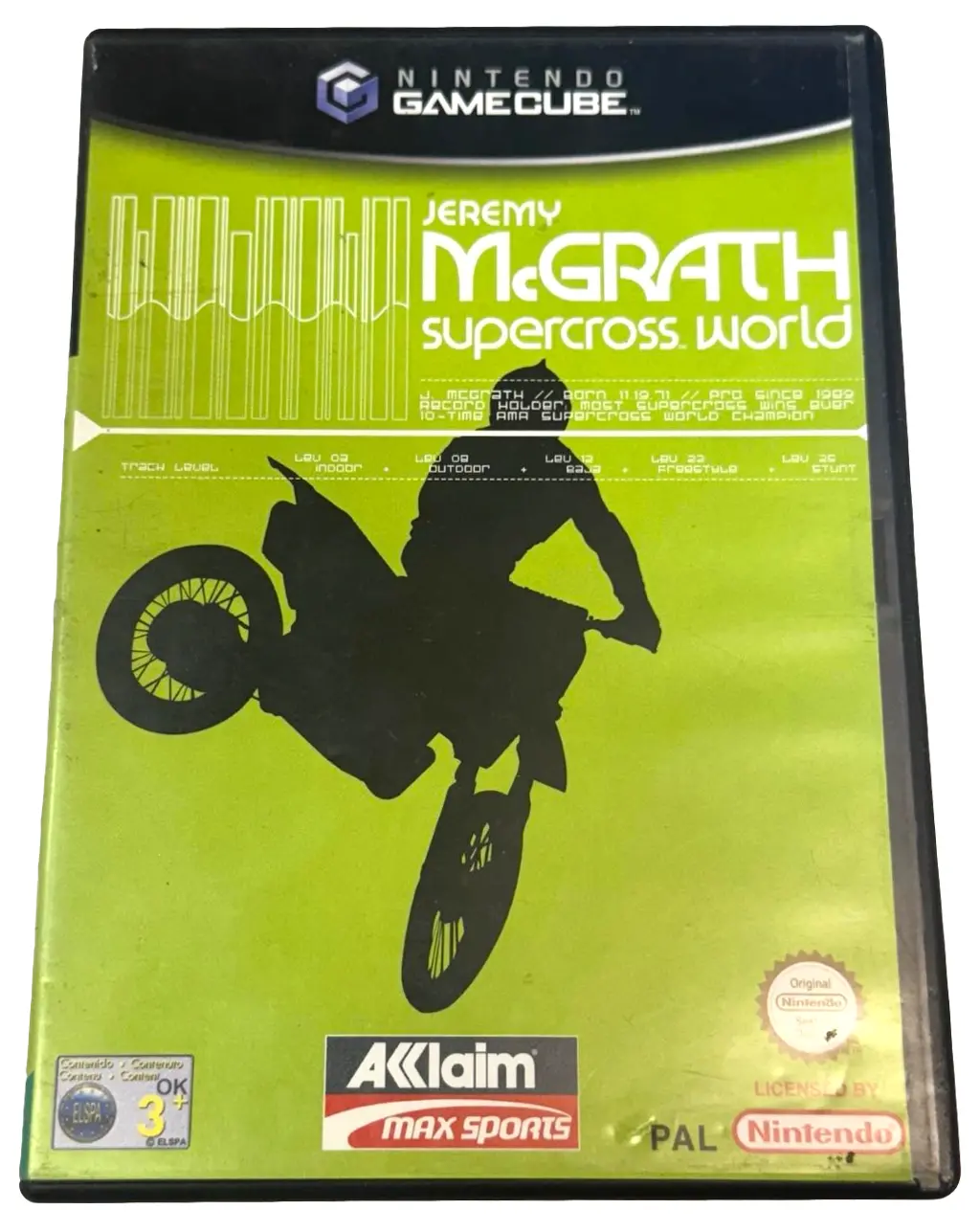 Jeremy Mcgrath Supercross World Nintendo Gamecube Pal *Complete* (Preowned) 1