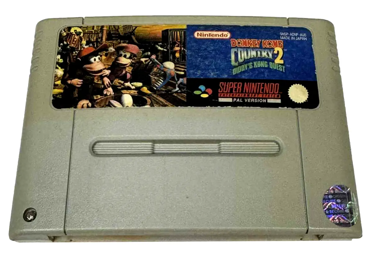 Donkey Kong Country 2 Super Nintendo Snes Pal #2 *New Save Battery* (Preowned) 1
