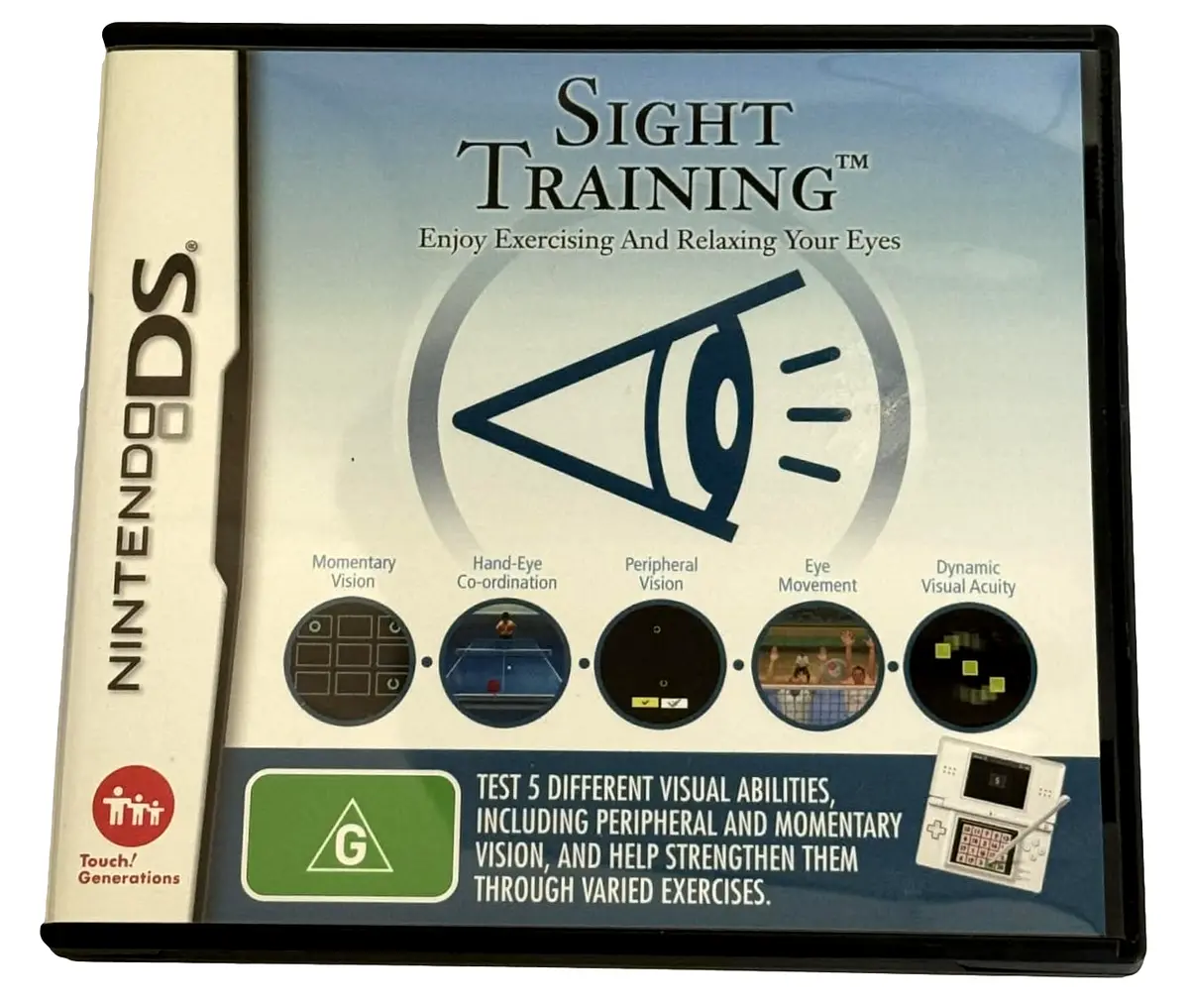 Sight Training Nintendo Ds 2Ds 3Ds Game *Complete* (Preowned} 1