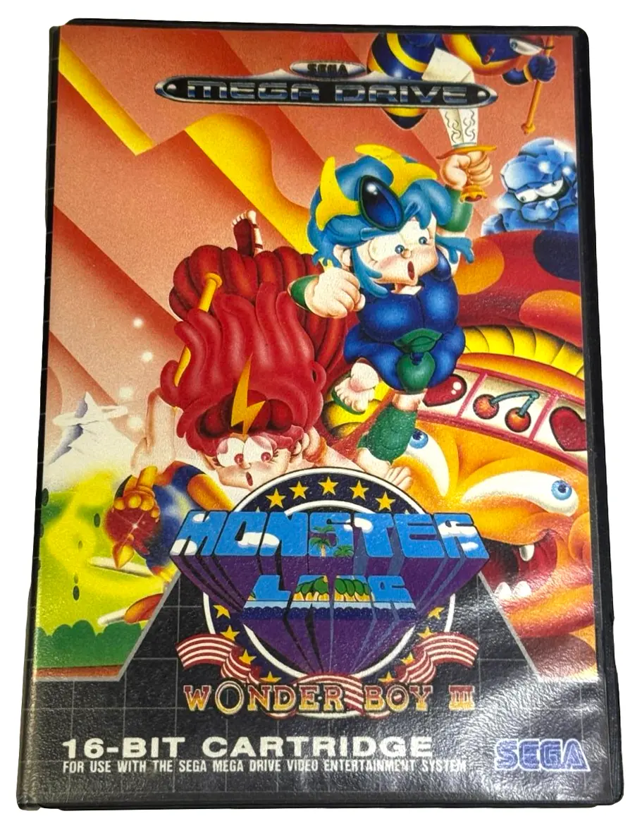 Monster Lair Wonder Boy Iii 3 Sega Mega Drive Pal *Complete*  #2 (Preowned) 1