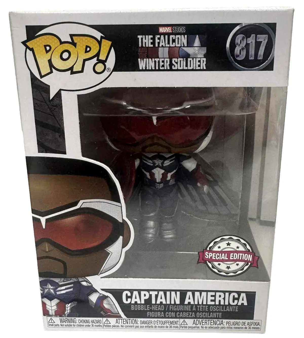 Captain America 817 The Falcon Winter Soldier Funko Pop! (Preowned) 1