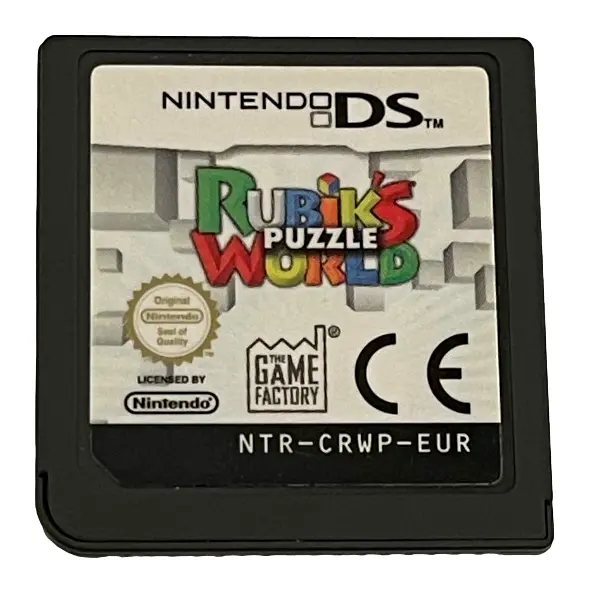 Rubik's Puzzle World Nintendo Ds 2Ds 3Ds Game *Cartridge Only* (Preowned) 1