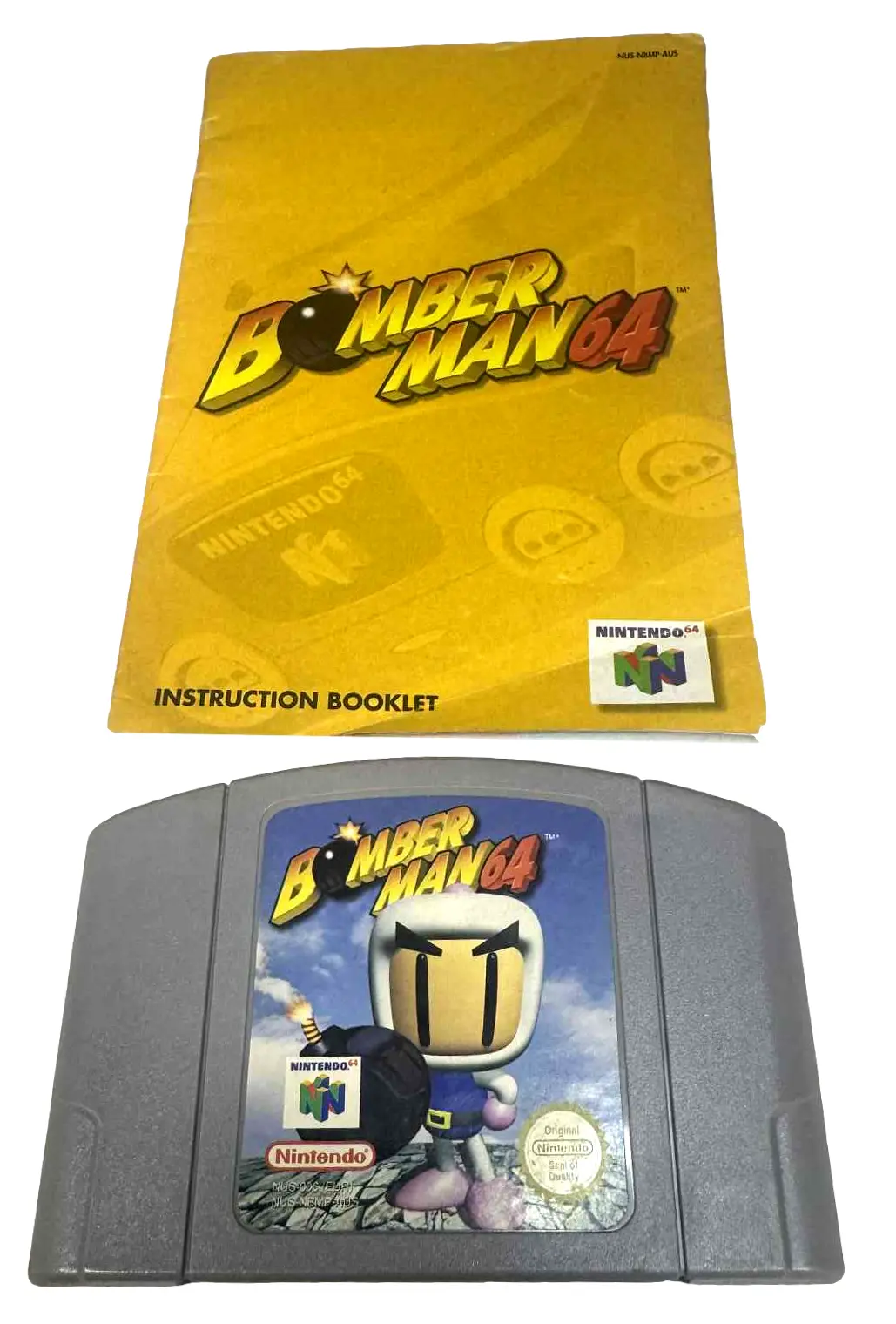 Bomber Man 64 Nintendo 64 N64 Pal With Manual (Preowned) 1