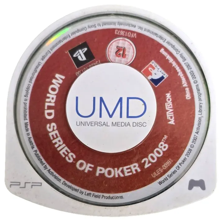 World Series Of Poker 2008 Sony Psp Game Disc Only (Preowned) 1