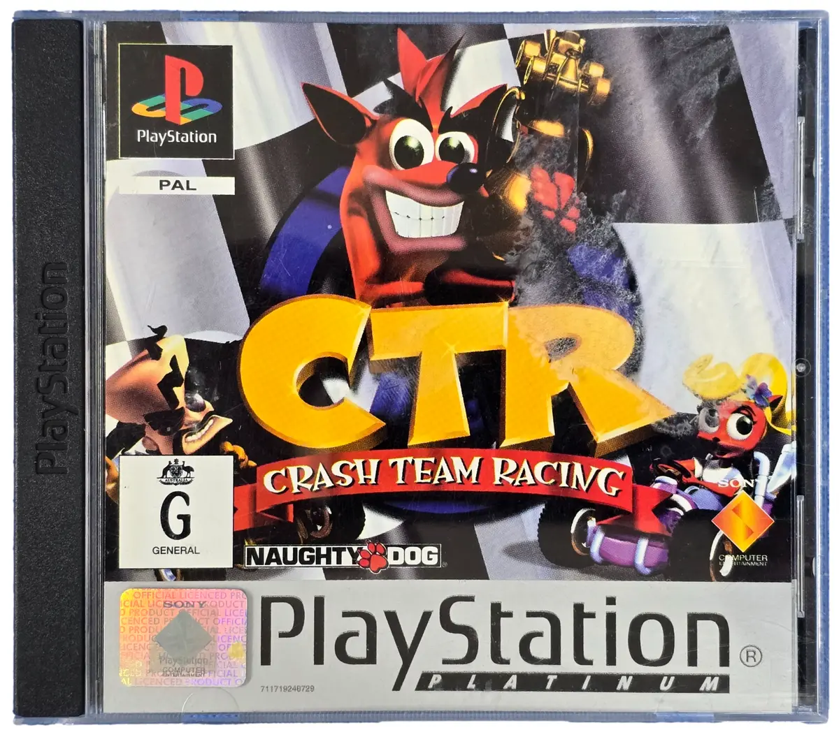 Crash Team Racing Ctr (Platinum) Pal Ps1 Ps2 Ps3 *Complete* Playstation (Preowned) 1