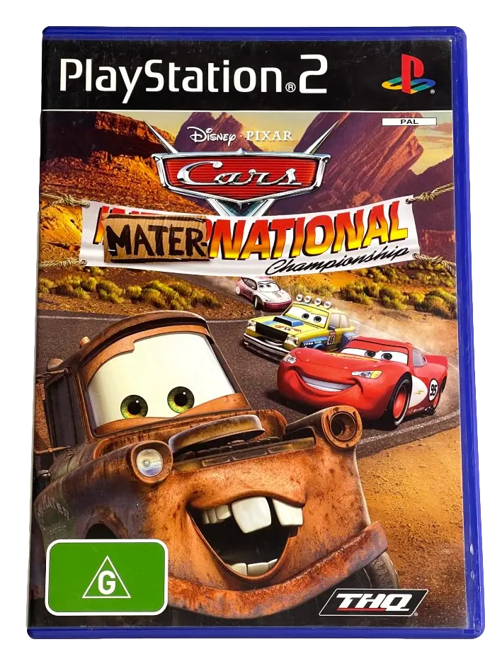 Cars Mater National Championship Ps2 Pal *Complete* (Preowned) 1