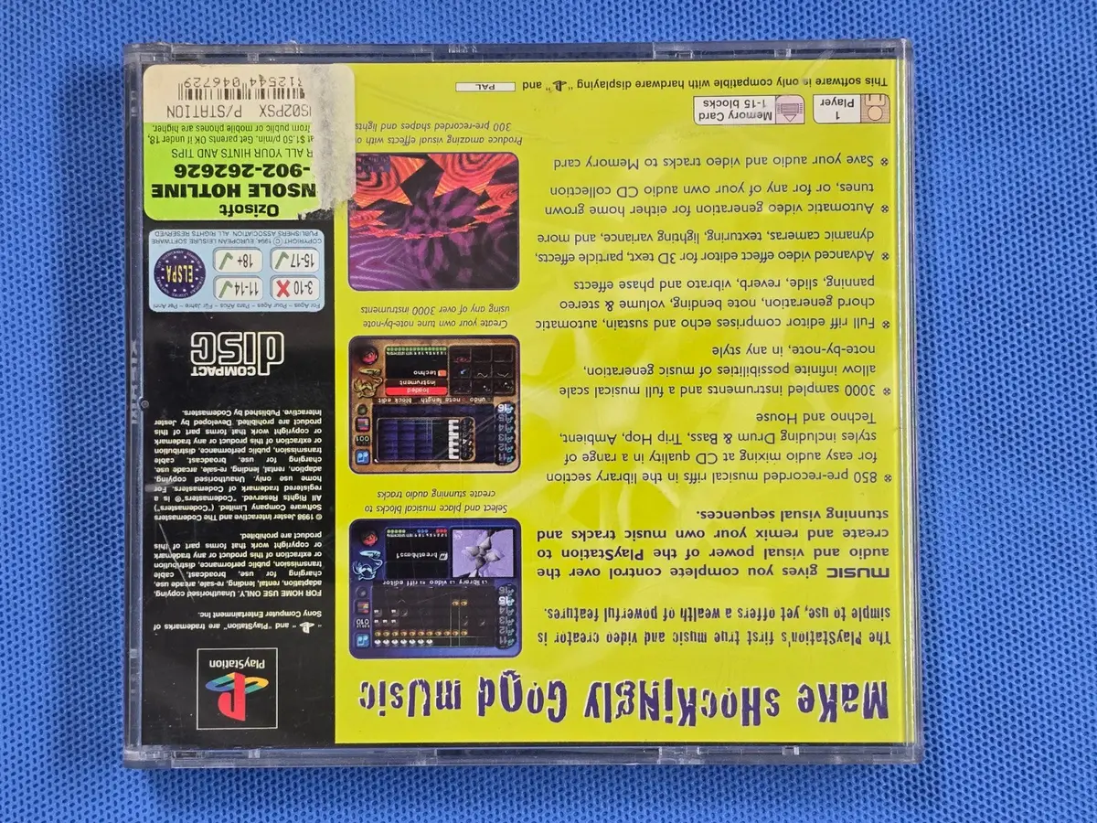 Music Creation For Playstation Ps1 Ps2 Ps3 Pal *No Cover Art* Playstation (Preowned) 2