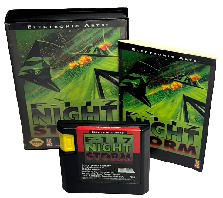 F-117 Night Storm Sega Mega Drive *Complete* Genesis Region Free (Preowned) 1