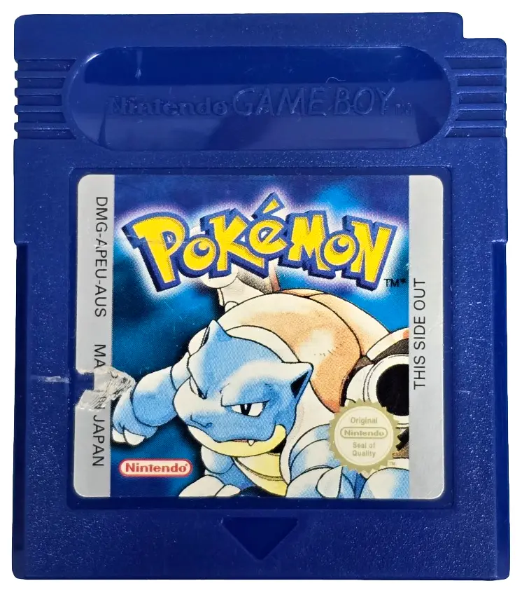 Genuine Pokemon Blue Version Nintendo Gameboy (Cartridge Only) (Preowned) 1