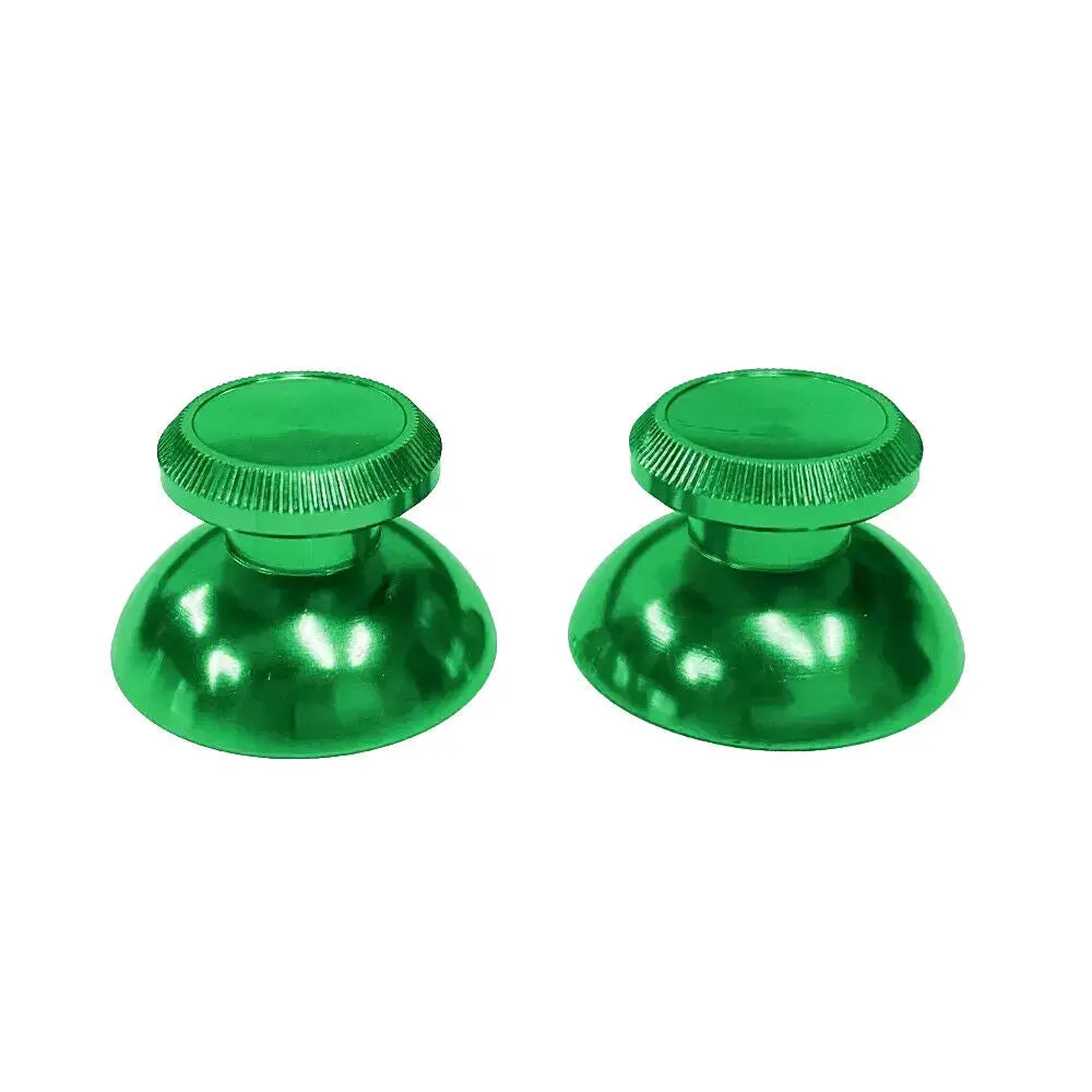 Pair Of Ps5 3D Rocker Metal Aluminum Caps Dual Sense Controller Green 1