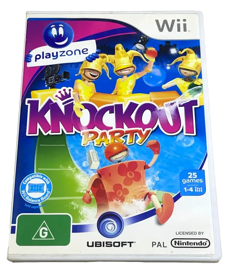 Knockout Party Nintendo Wii Pal *No Manual* (Preowned) 1