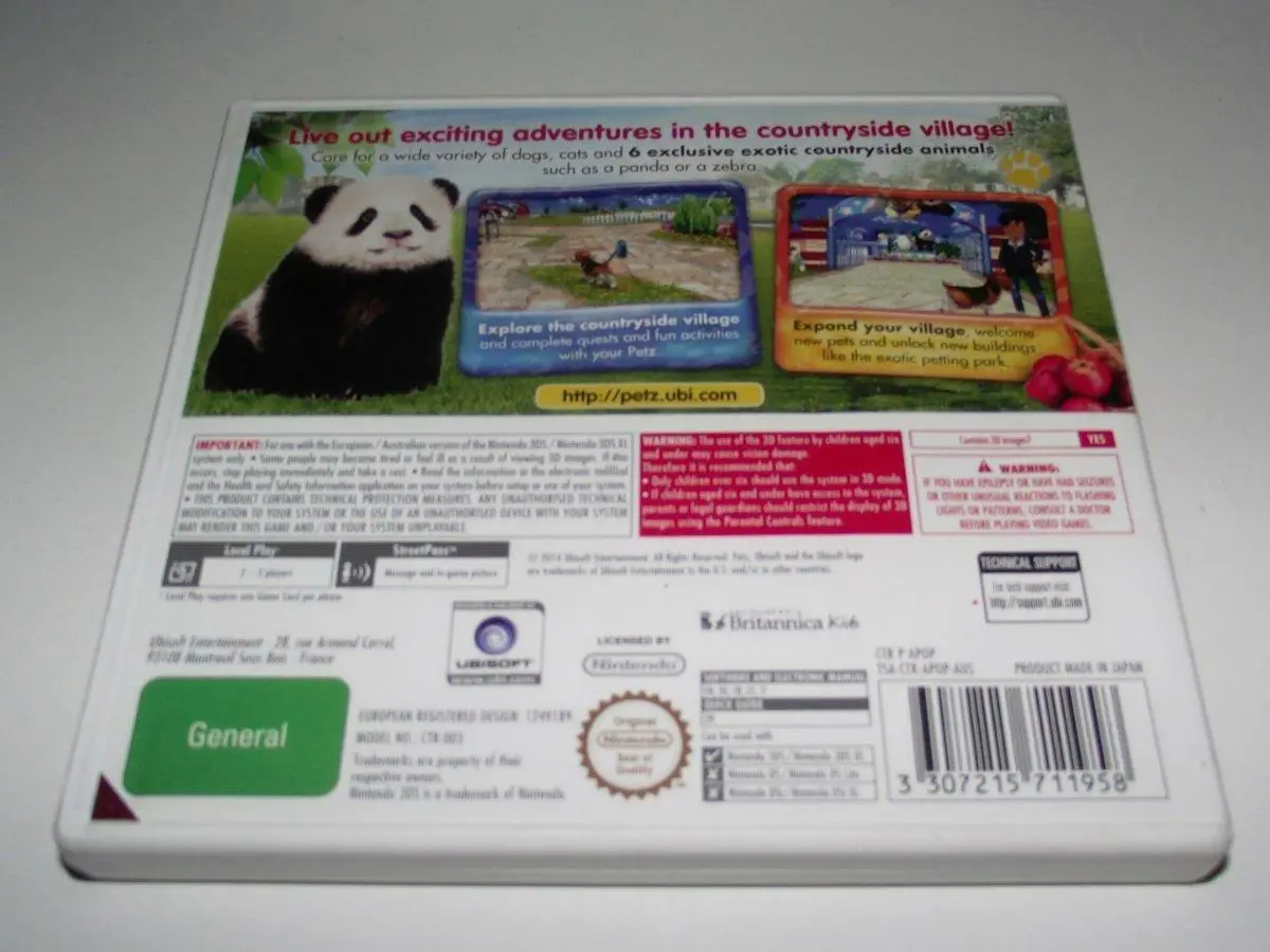 Petz Countryside Nintendo 3Ds 2Ds Game *Complete* (Pre-Owned) 2