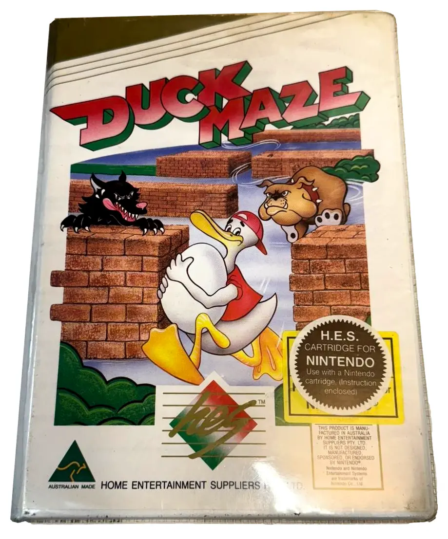 Duck Maze Nintendo Hes Nes Boxed Pal Piggy Back (Preowned) 1