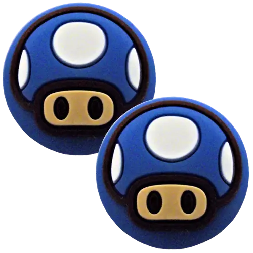Thumb Grips X2 For Ps4 Ps5 Xbox One Xbox Series X Toggle Cover  Mushroom Blue 1