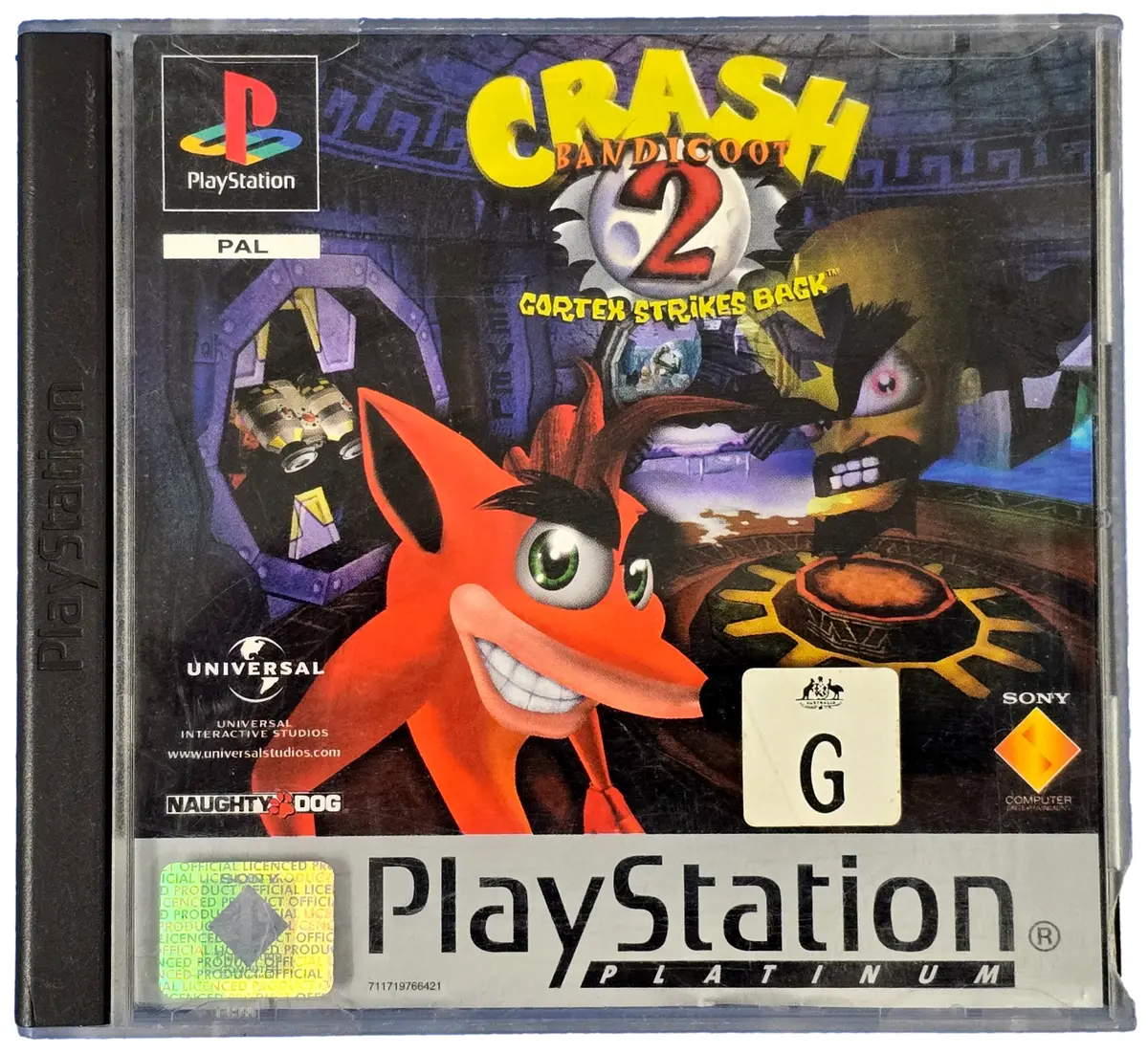 Crash Bandicoot 2 Cortex Strikes Back (Platinum) Ps1 Ps2 Ps3 Pal *Complete* #3 1