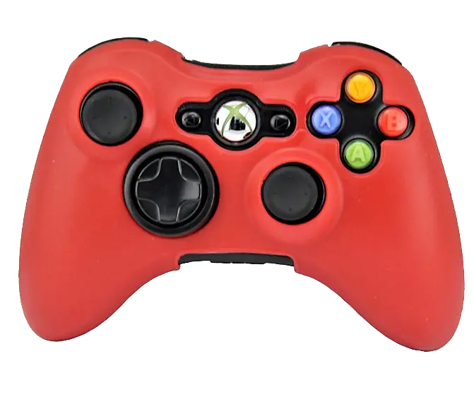 Silicone Cover For Xbox 360 Controller Skin Case Red 1