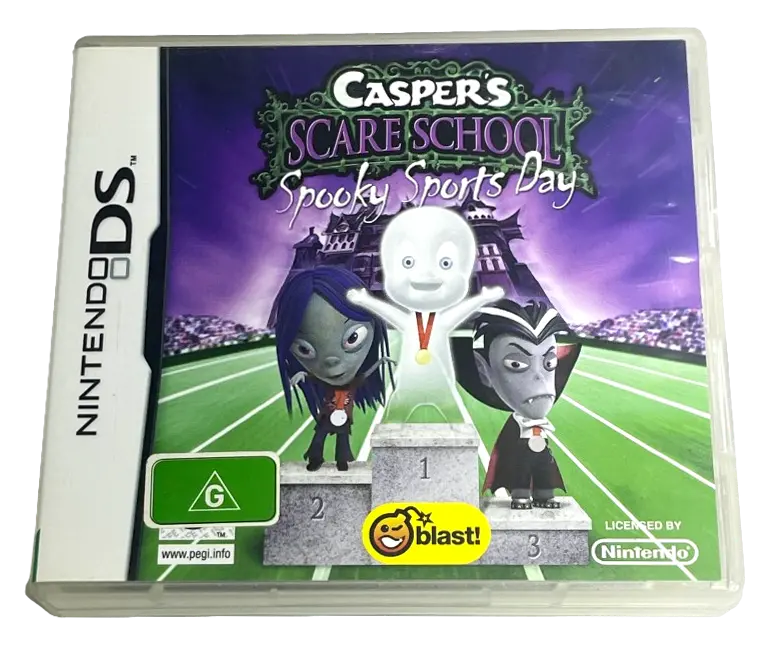 Casper's Scare School Spooky Sports Day Nintendo Ds 3Ds Game *Complete* (Pre-Owned) 1