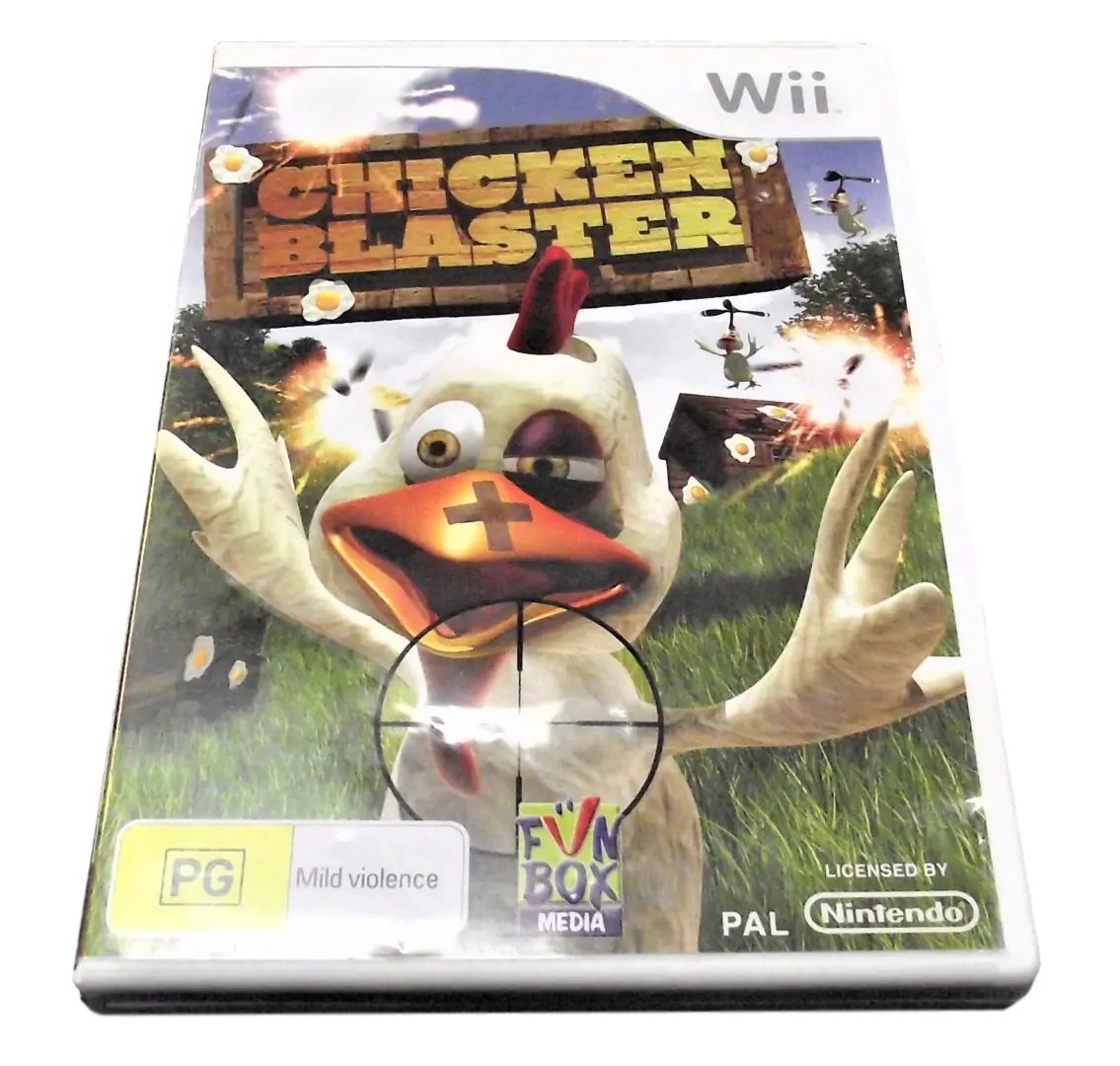 Chicken Blaster Nintendo Wii Pal *Complete*  (Preowned) 1