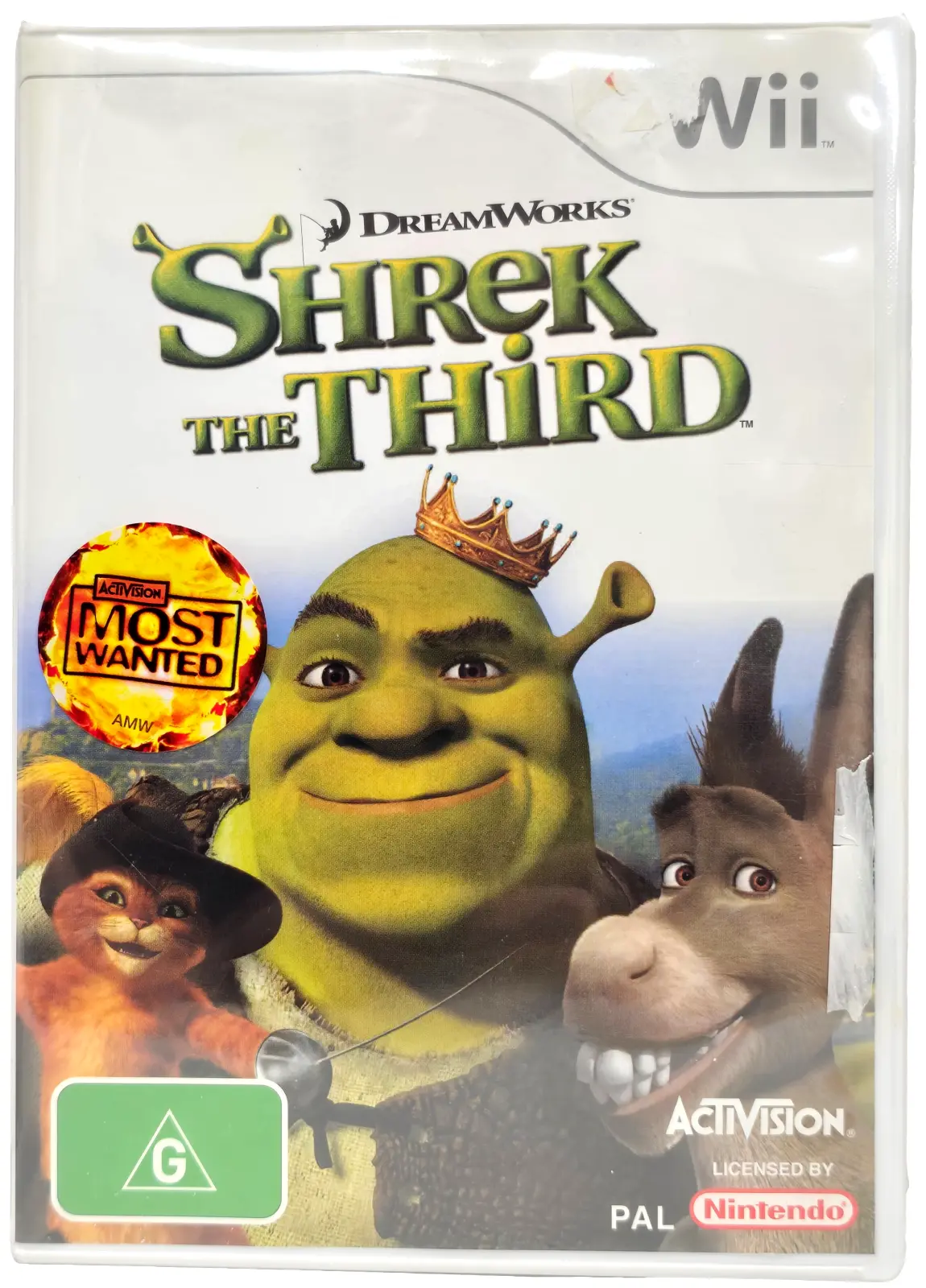 Shrek The Third Nintendo Wii Pal *Complete* (Preowned) 1