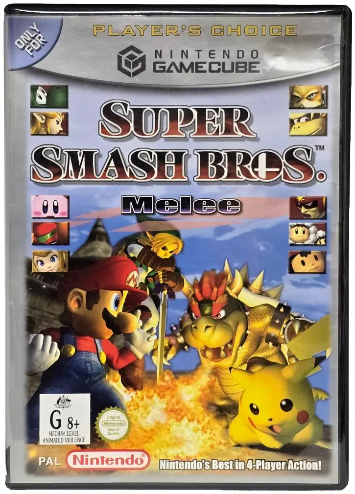 Super Smash Bros Melee Nintendo Gamecube Player's Choice Pal *No Manual* 1