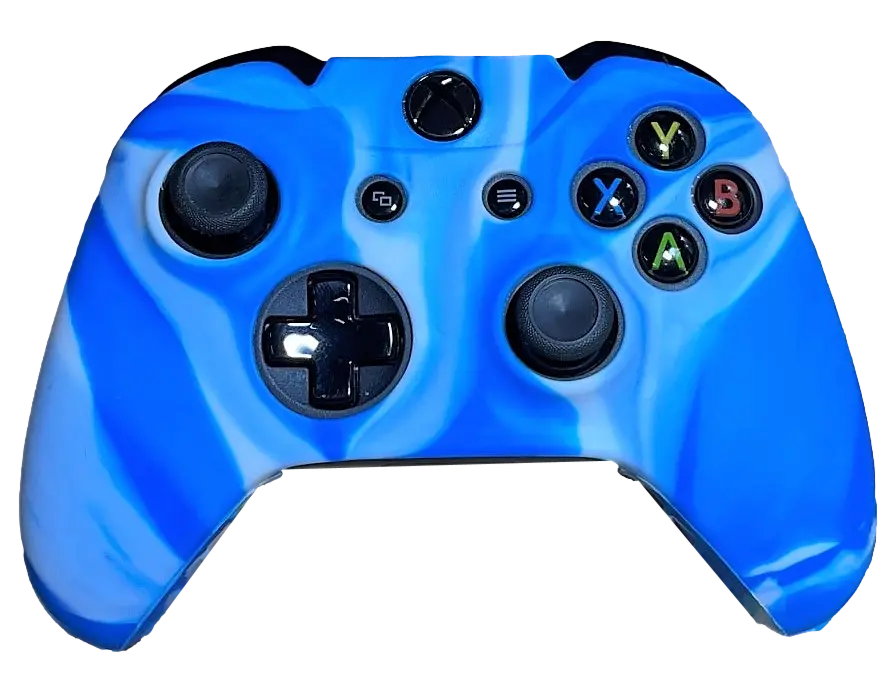 Silicone Cover For Xbox One Controller Skin Case Blue/White 1