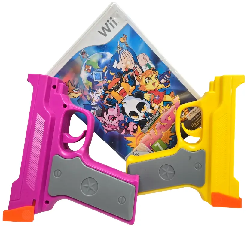 Wicked Monsters Blast! + Blasters Nintendo Wii Pal *Complete* (Pre-Owned) 1