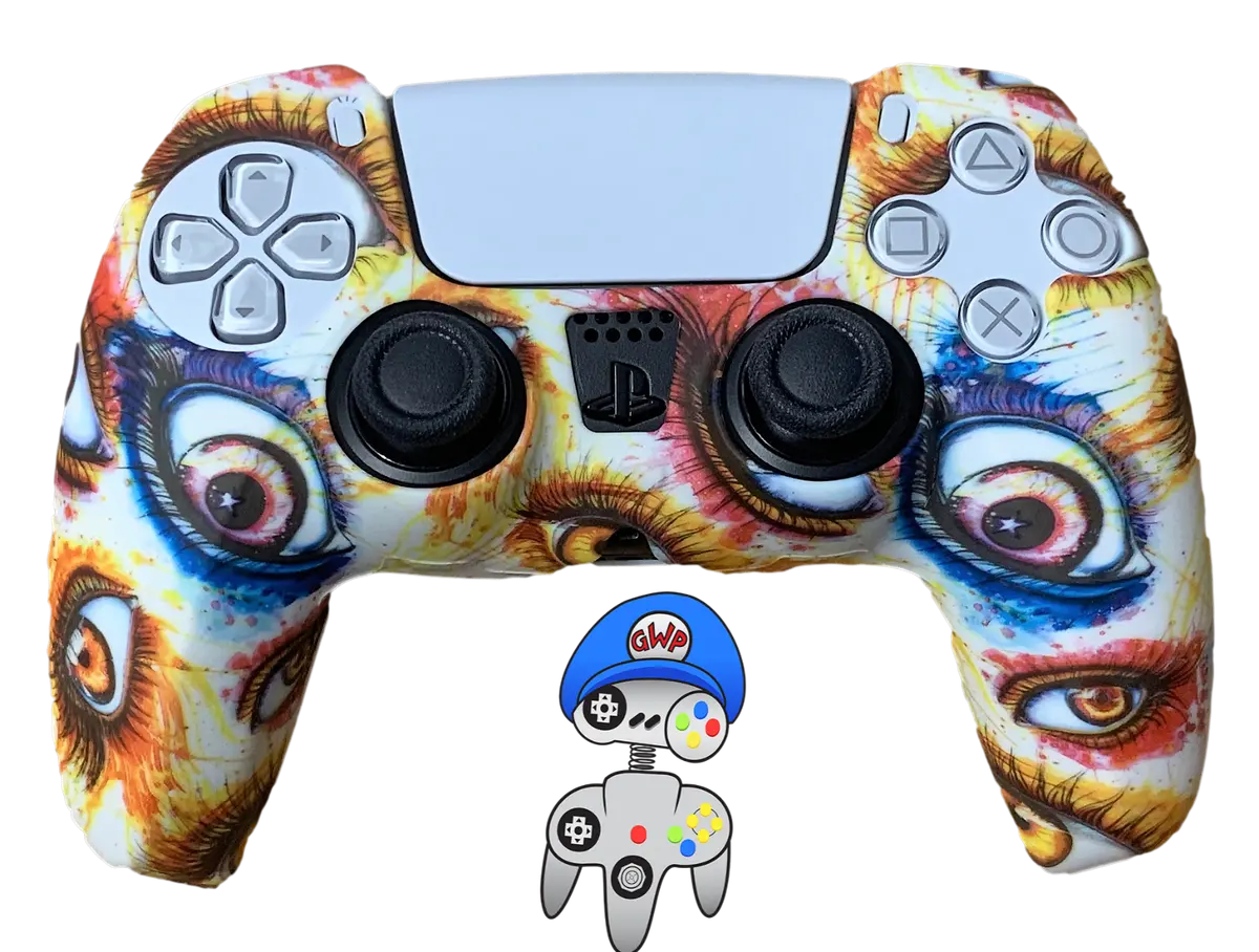 Silicone Cover For Ps5 Controller Case Skin  Eyes 1