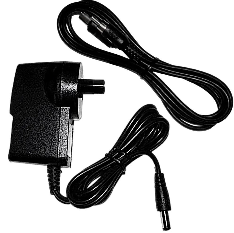 Sega Master System Ii 2 9V Power Supply + Rf Cable Aftermarket 1