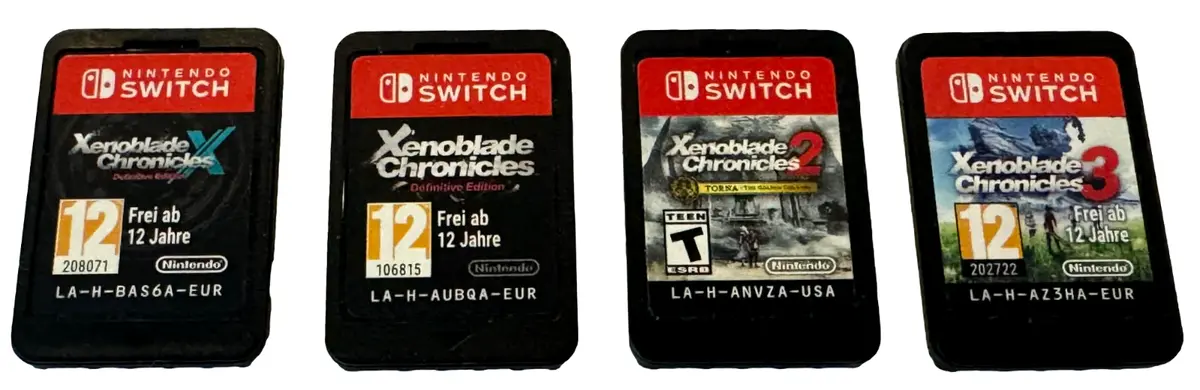 Xenoblade Chronicles Collection Nintendo Switch *Cartridge Only* 4 Games (Preowned) 1