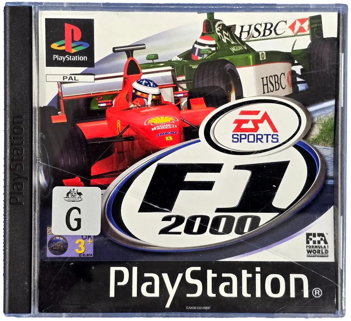 F1 2000 Ps1 Ps2 Ps3 Pal *Complete* Playstation (Preowned) 1