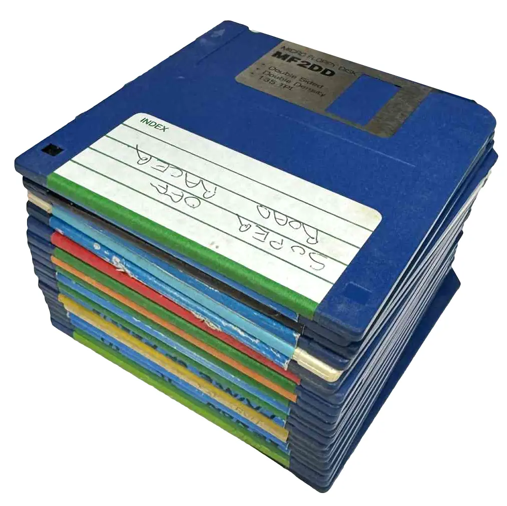 20 X Mixed Dd 3.5 Floppy Amiga Double Density - Untested 1
