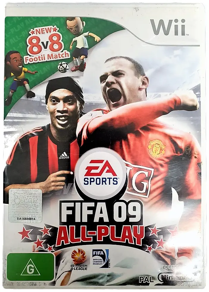 Fifa 09 All-Play Nintendo Wii Pal *No Manual*  (Preowned) 1