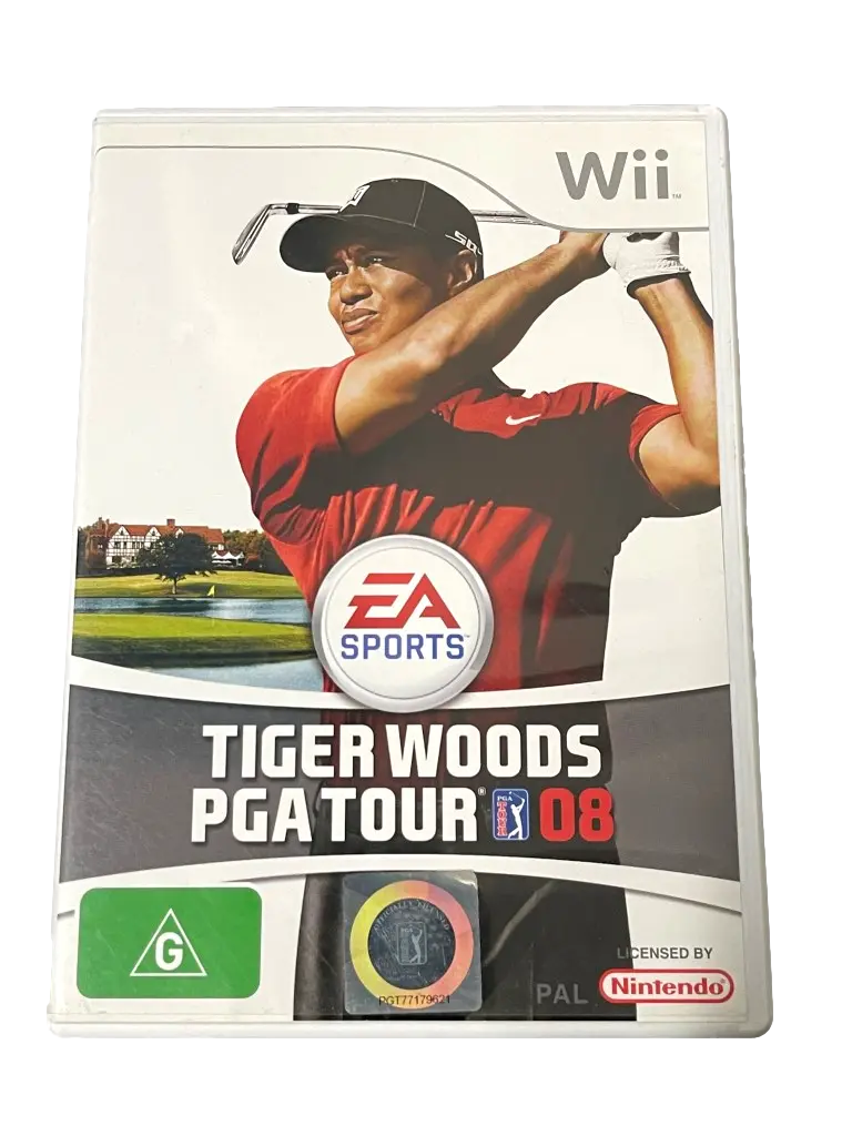 Tiger Woods Pga Tour 08 Nintendo Wii Pal *Complete* (Pre-Owned) 1