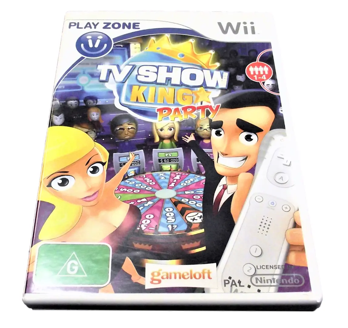 Tv Show King Party Nintendo Wii Pal *Complete* (Preowned) 1