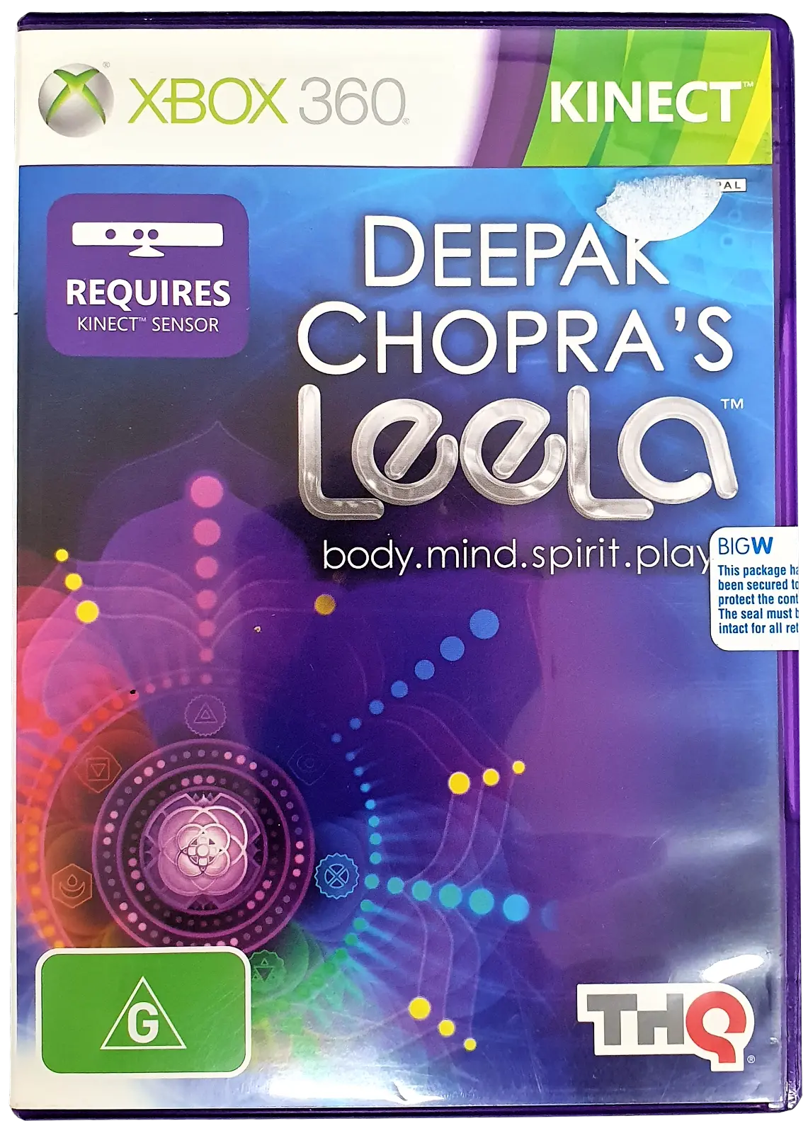Deepak Chopra's Leela Xbox 360 Pal *Sealed* Xbox360 Kinect 1