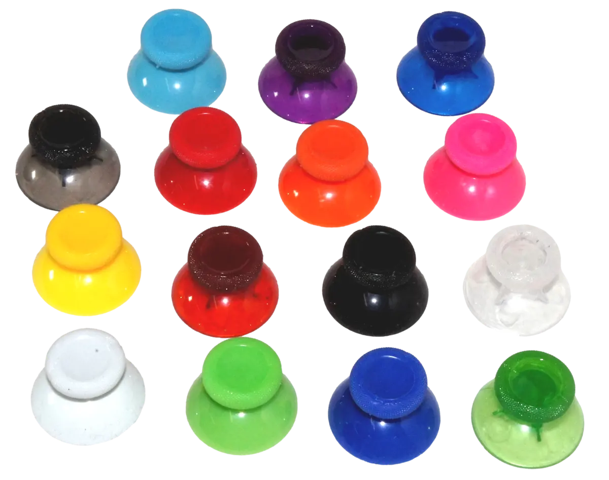 Pair Of Analog Thumbstick Caps Xbox One Controller Colored Selection 1