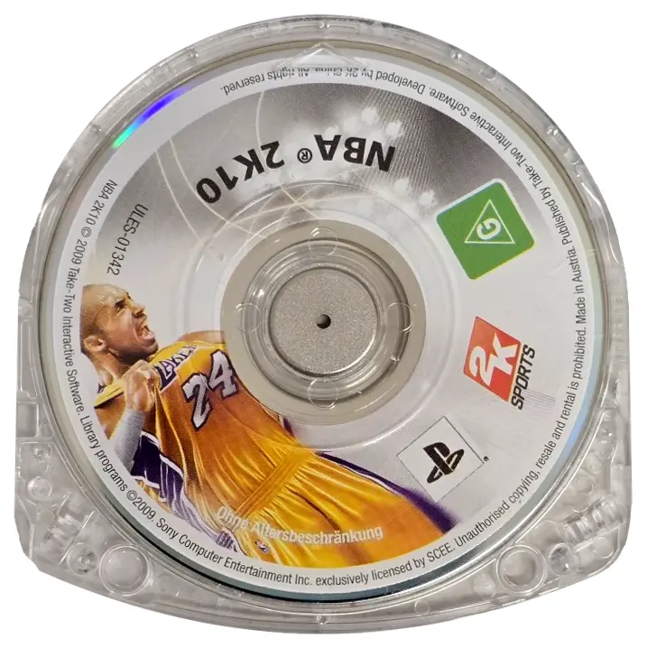 Nba 2K10 Sony Psp Game Disc Only (Preowned) 1