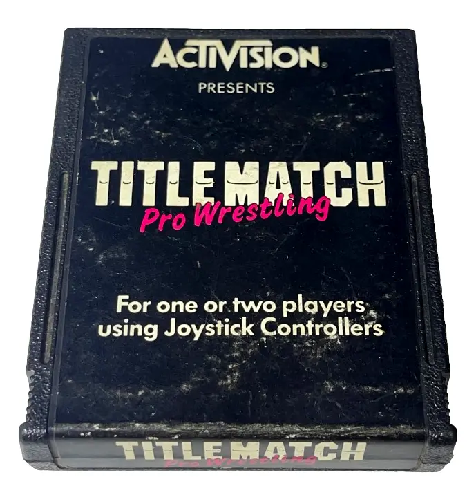 Title Match Pro Wrestling Atari 2600 *Cartridge Only* (Pre-Owned) 1