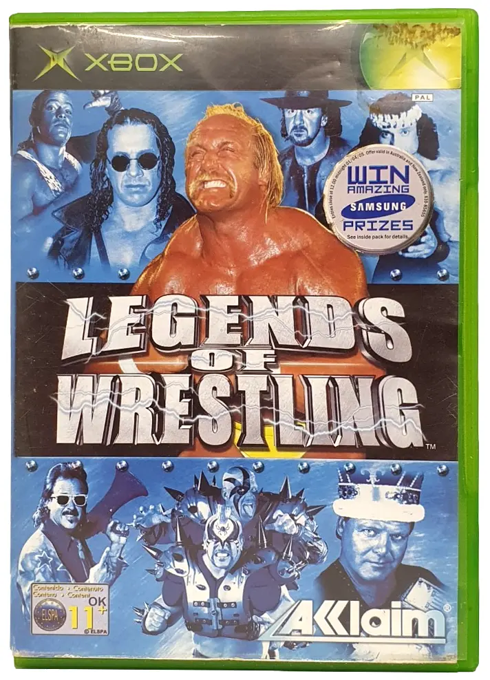 Legends Of Wrestling Xbox Original Pal *No Manual* (Preowned) 1