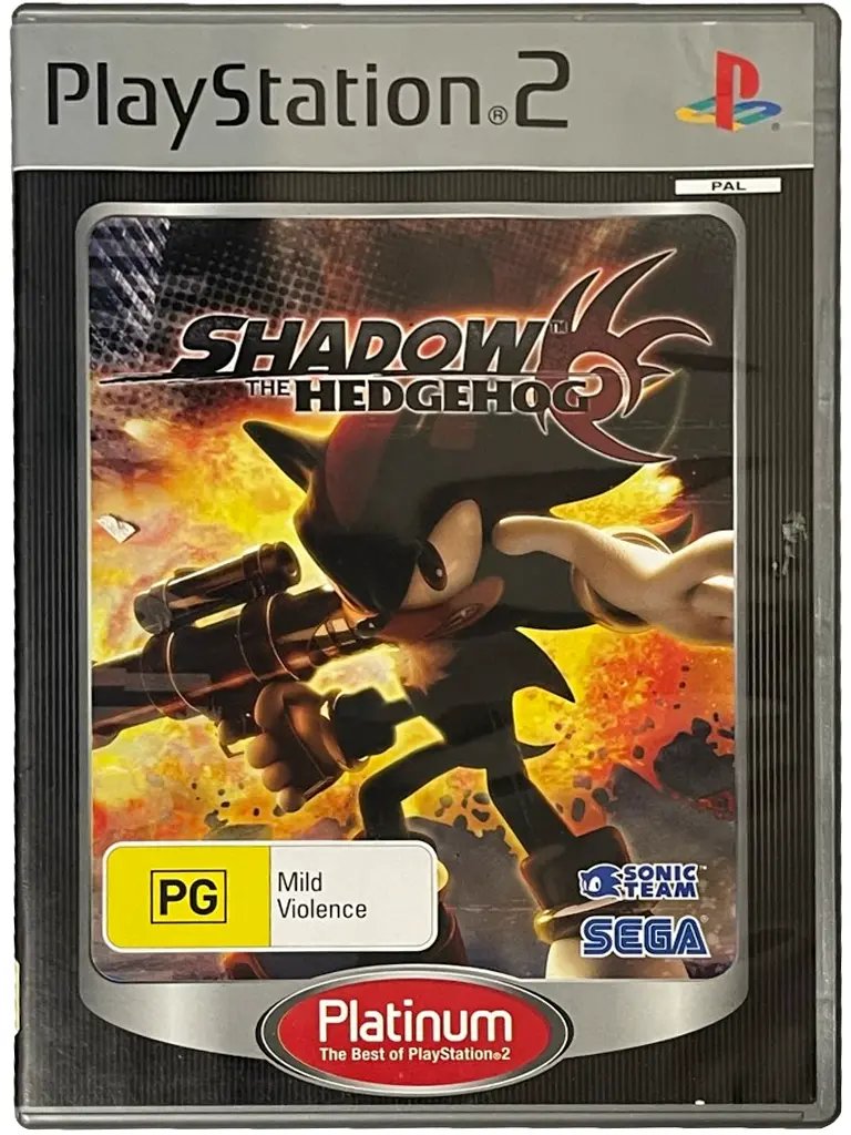 Shadow The Hedgehog Ps2 (Platinum) Pal *No Manual* (Preowned) 1