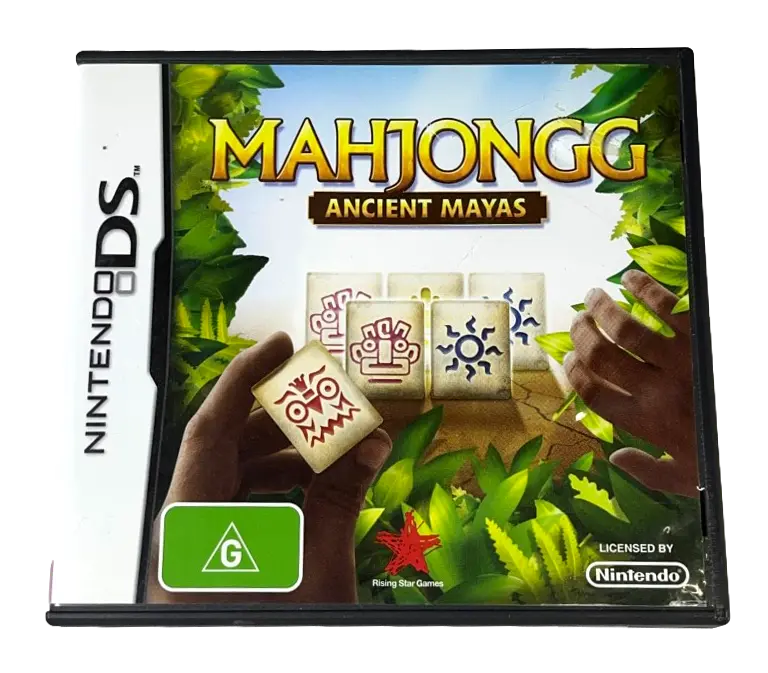 Mahjongg Ancient Mayas Ds 2Ds 3Ds Game *Complete* (Pre-Owned) 1