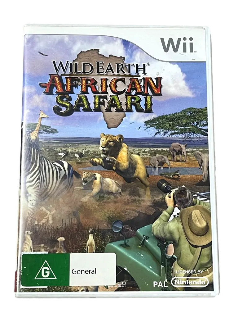 Wild Earth African Safari Nintendo Wii Pal *Complete* (Pre-Owned) 1