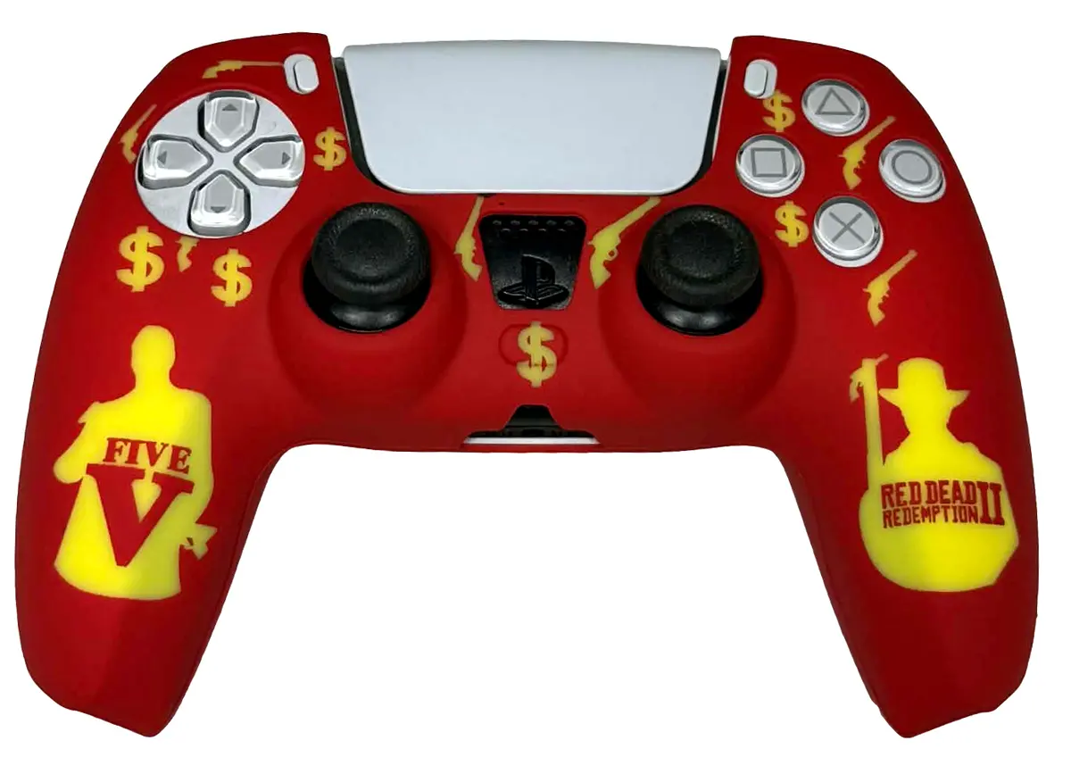 Silicone Cover For Ps5 Controller Case Skin  Red Dead Redemption Ii 1