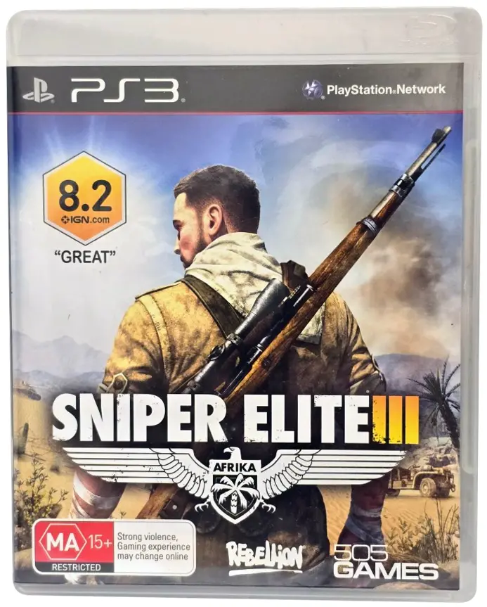Sniper Elite Iii Sony Ps3 Playstation 3 (Preowned) 1
