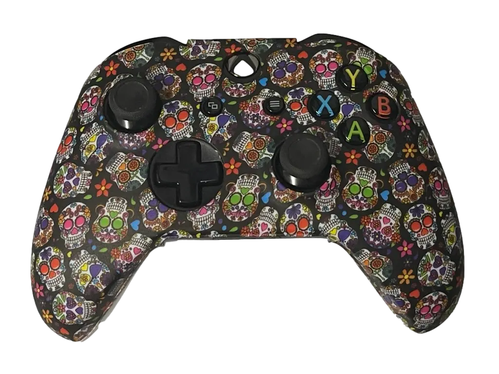 Silicone Cover For Xbox One Controller Skin - Sugar Skulls 1