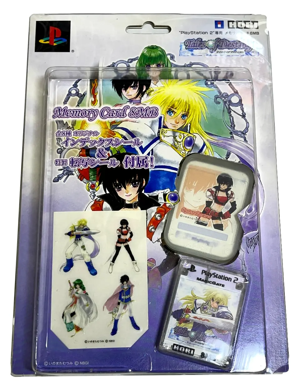 Tales Of Destiny Hori Magic Gate Ps2 Memory Card Playstation 2 In Packaging 1