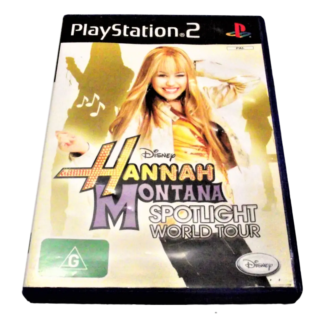 Hannah Montana Spotlight World Tour Ps2 Pal *Complete* (Preowned) 1
