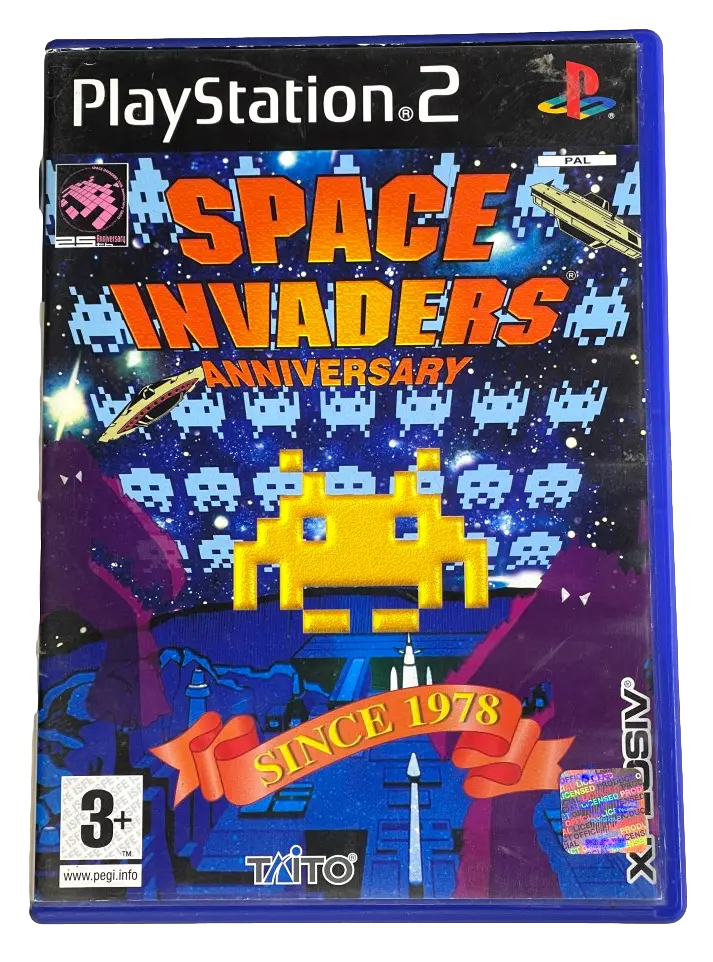 Space Invaders Anniversary Ps2 Pal *No Manual* (Preowned) 1